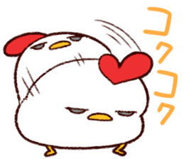 Ugly bird. sticker #11120372