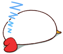 Ugly bird. sticker #11120393