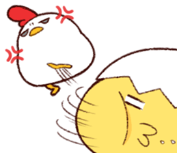 Ugly bird. sticker #11120406