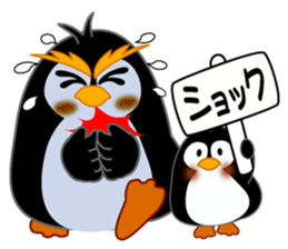 Sign language of a penguin sticker #11120598