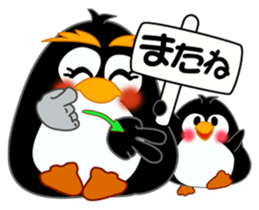 Sign language of a penguin sticker #11120603