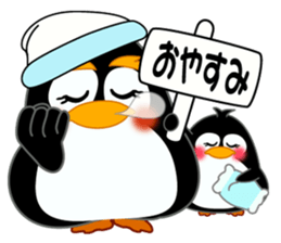 Sign language of a penguin sticker #11120607