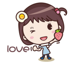 Yolk Girl Show English sticker #11120691
