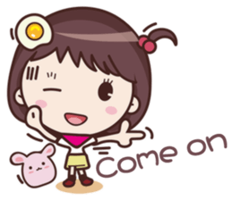 Yolk Girl Show English sticker #11120700