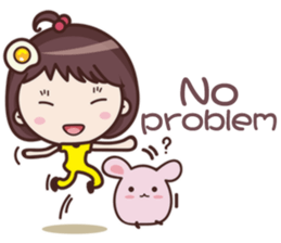 Yolk Girl Show English sticker #11120702