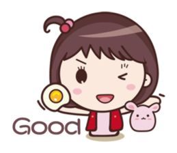 Yolk Girl Show English sticker #11120706