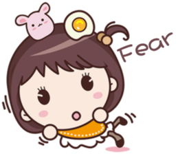 Yolk Girl Show English sticker #11120707