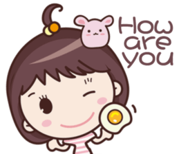 Yolk Girl Show English sticker #11120709