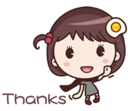 Yolk Girl Show English sticker #11120715