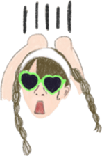 ..run girls! sticker #11120919