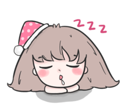 Pinky cute girl sticker #11121251