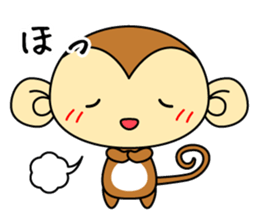 Cute monkey stickers -Osaru part 2 sticker #11121377