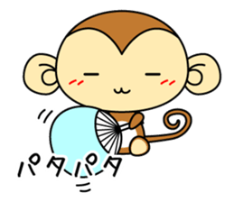 Cute monkey stickers -Osaru part 2 sticker #11121405