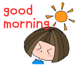 Playful sakura sticker #11121528