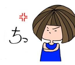 Playful sakura sticker #11121560