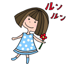 Playful sakura sticker #11121566