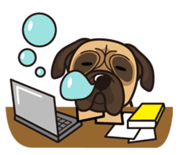 iinu - Bullmastiff sticker #11122560