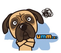 iinu - Bullmastiff sticker #11122561