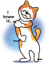 Performance cat "Meow" sticker3. sticker #11122749
