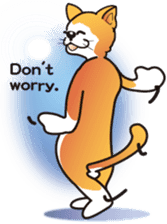 Performance cat "Meow" sticker3. sticker #11122755