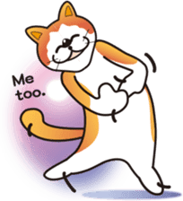 Performance cat "Meow" sticker3. sticker #11122779