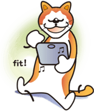 Performance cat "Meow" sticker3. sticker #11122783