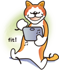 Performance cat "Meow" sticker3. sticker #11122783