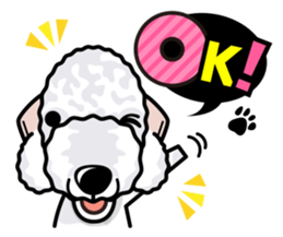 iinu - Bedlington Terrier sticker #11122864