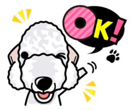 iinu - Bedlington Terrier sticker #11122864
