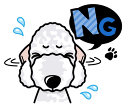 iinu - Bedlington Terrier sticker #11122865