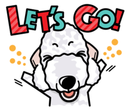 iinu - Bedlington Terrier sticker #11122866