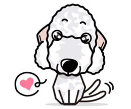 iinu - Bedlington Terrier sticker #11122867