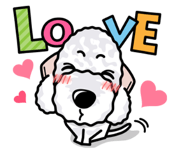 iinu - Bedlington Terrier sticker #11122871