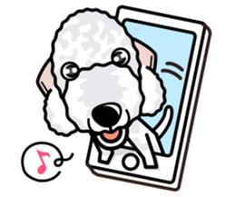 iinu - Bedlington Terrier sticker #11122872