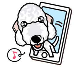 iinu - Bedlington Terrier sticker #11122872