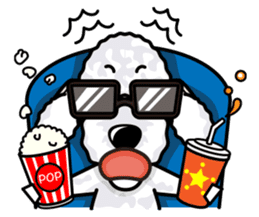 iinu - Bedlington Terrier sticker #11122873