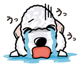 iinu - Bedlington Terrier sticker #11122878