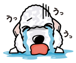 iinu - Bedlington Terrier sticker #11122878