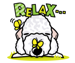 iinu - Bedlington Terrier sticker #11122881