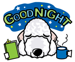 iinu - Bedlington Terrier sticker #11122885