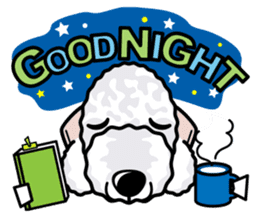 iinu - Bedlington Terrier sticker #11122885