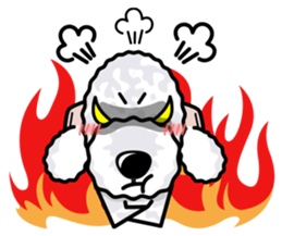 iinu - Bedlington Terrier sticker #11122886