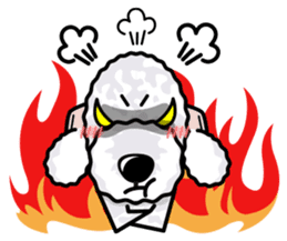 iinu - Bedlington Terrier sticker #11122886