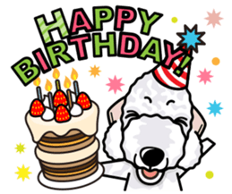 iinu - Bedlington Terrier sticker #11122887