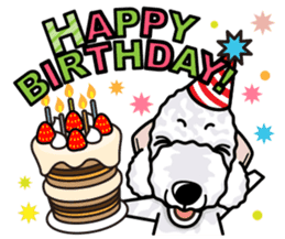 iinu - Bedlington Terrier sticker #11122887