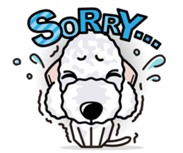 iinu - Bedlington Terrier sticker #11122890