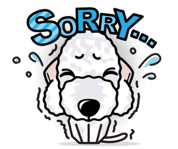 iinu - Bedlington Terrier sticker #11122890