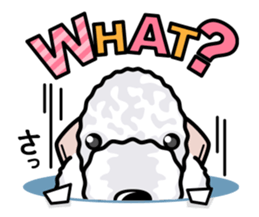 iinu - Bedlington Terrier sticker #11122892