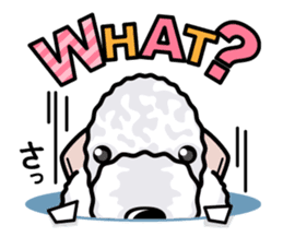 iinu - Bedlington Terrier sticker #11122892