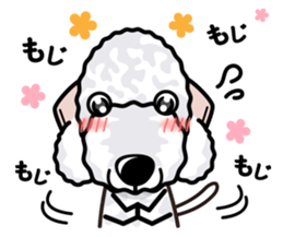 iinu - Bedlington Terrier sticker #11122893